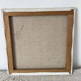 Bouquet painting oil on canvas 38X38