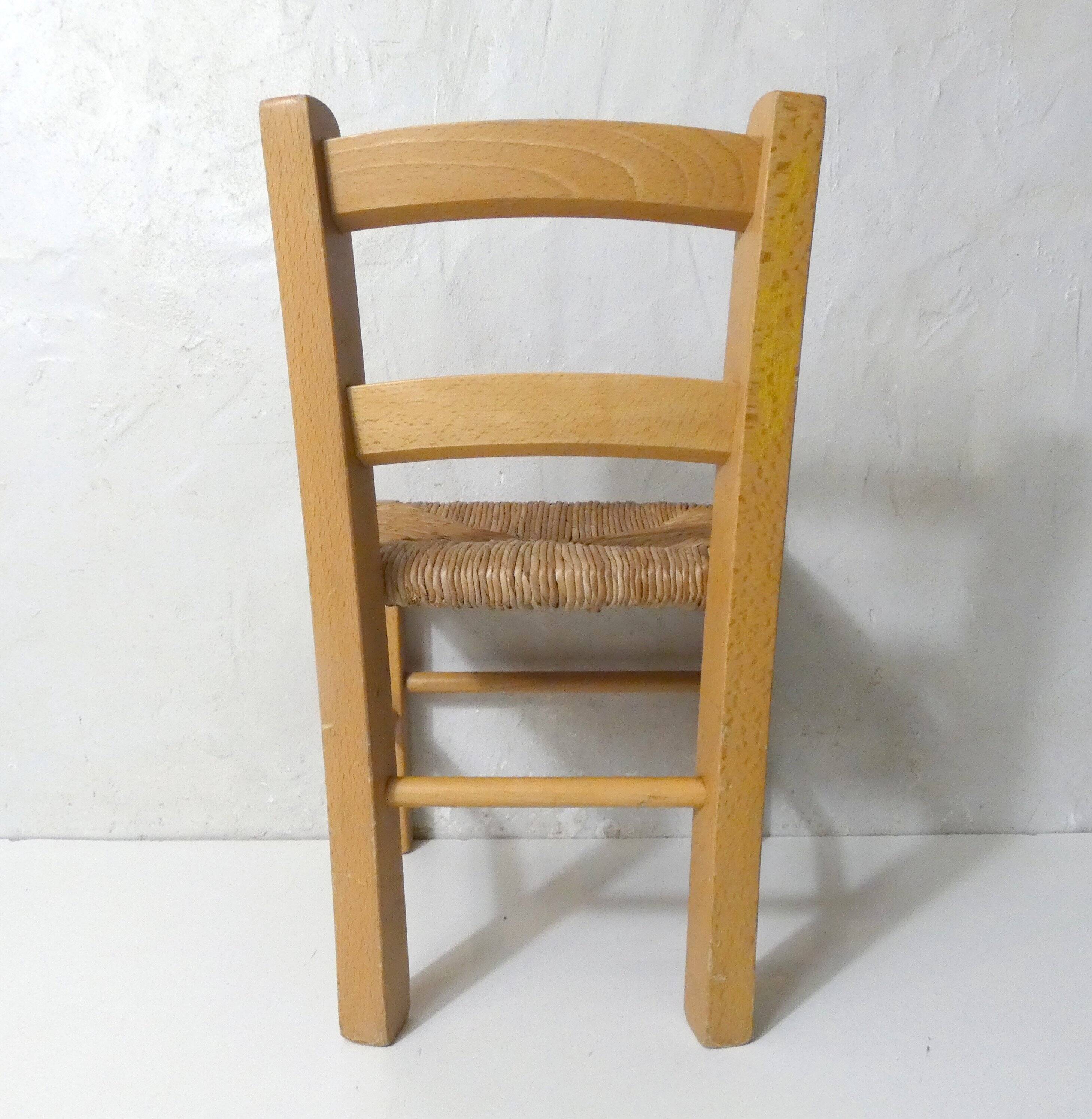 petite chaise enfant en bois Baptiste