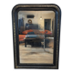 Louis Philippe black and gold mirror 108 x 77 cm