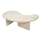Organic Shape Travertine Coffee Table