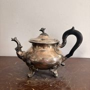 Antique Silver-Plated Victorian Teapot