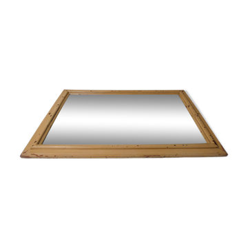 Miroir vintage en bois peint