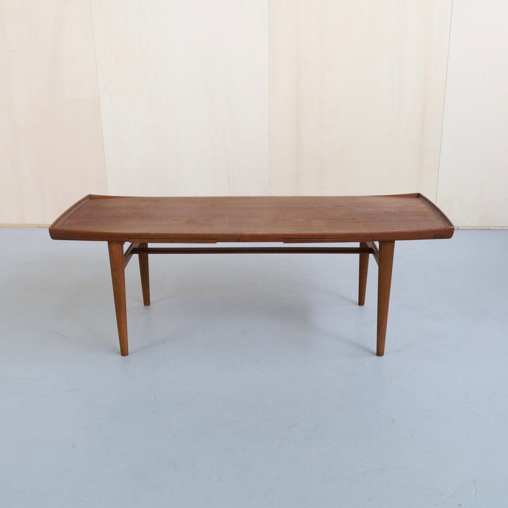 Teak Coffee Table by Alf Svensson for Tingströms, Sweden, 1960s