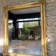 Empire period fireplace mirror, sublime gold leaf, 127cm/106cm
