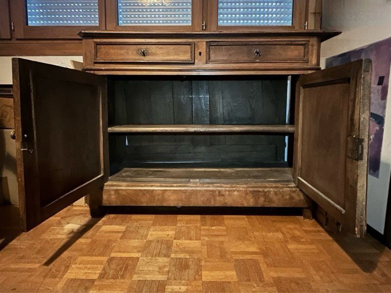 Antique solid wood sideboard