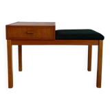 Mid century Danish  “Gossip” bench oak