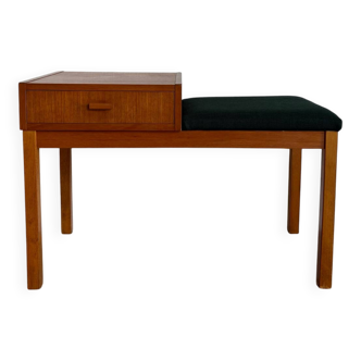Mid century Danish  “Gossip” bench oak