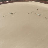 Flat Christofle round silver metal