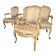 Set of 4 Louis XV period armchairs