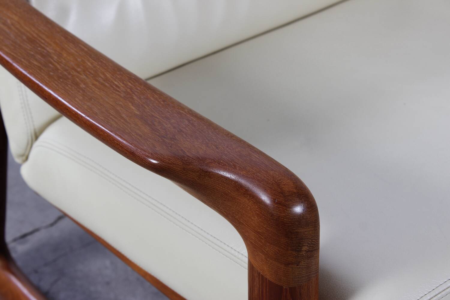 Canapé 3 places vintage en teck, design danois du milieu du siècle, style scandinave des années 70