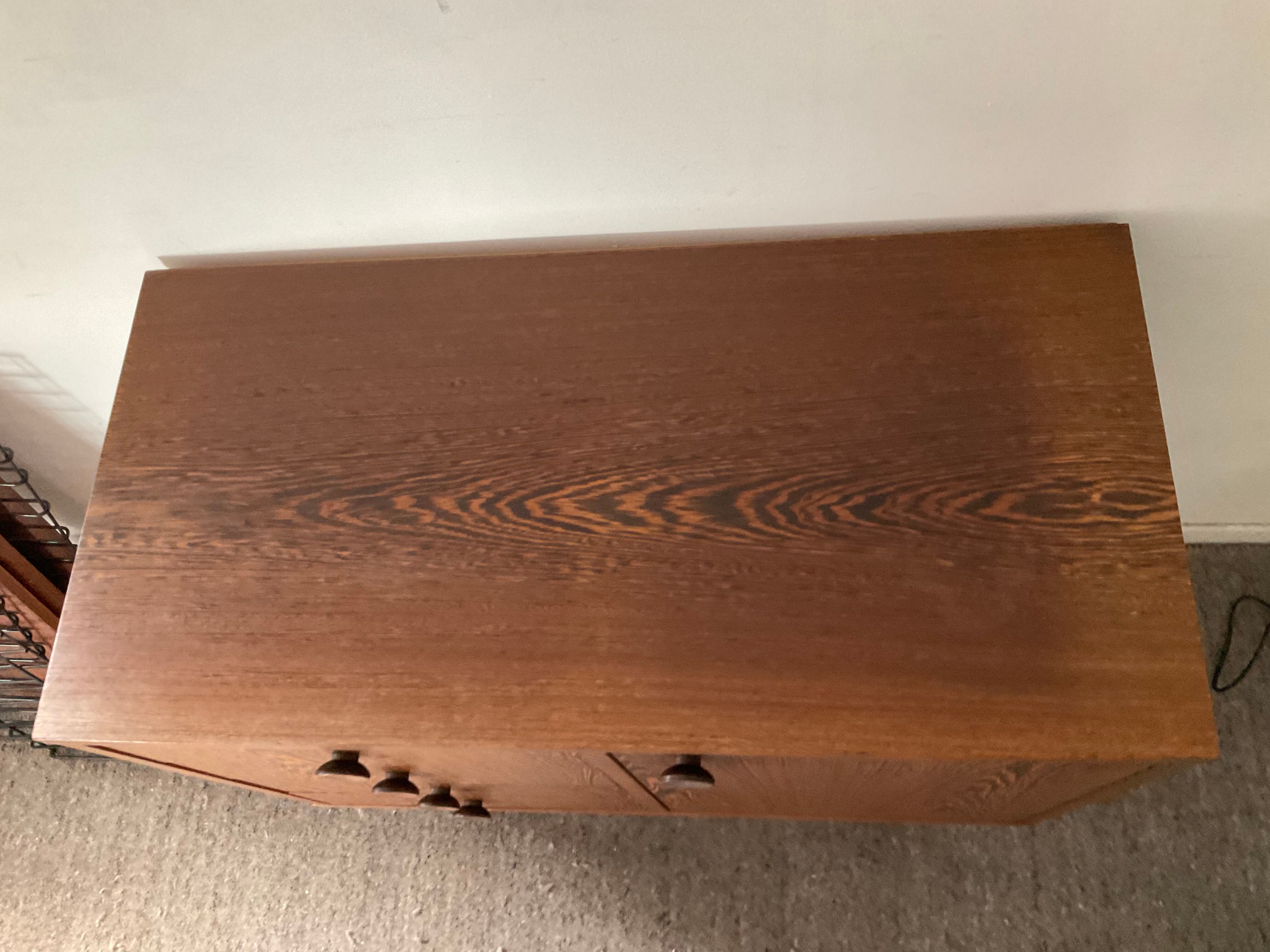 Vintage rosewood chest of drawers 60s