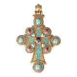 Ceramic wall cross by Marc Roussel, Vallauris