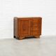 Cabinet Art Déco sculpté en chêne par Charles Dudouyt, France, années 1930.