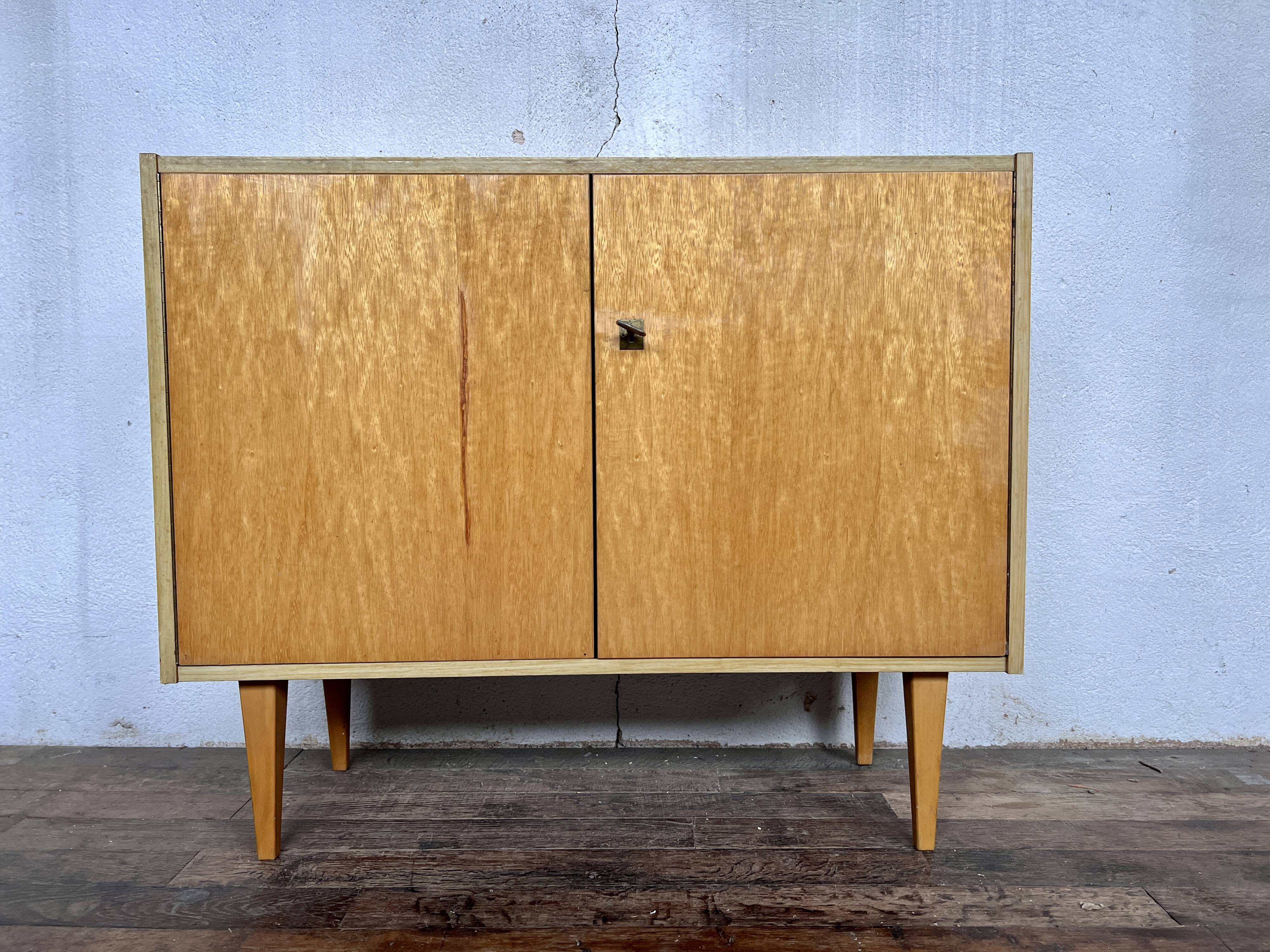Vintage light wood sideboard