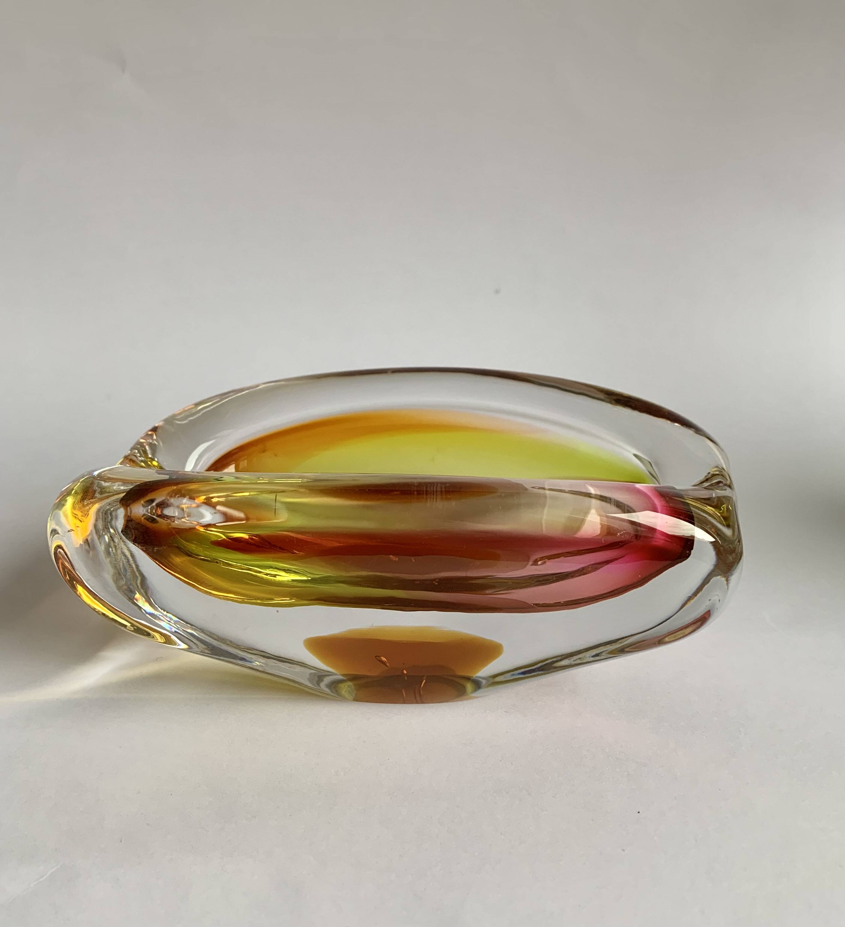 Astray par Josef Rozinek pour Novy Bor Glassworks, 1960s