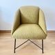 Mid Century Modern Lounge Chair 1950s Scandinavian Armchair Mustard Yellow