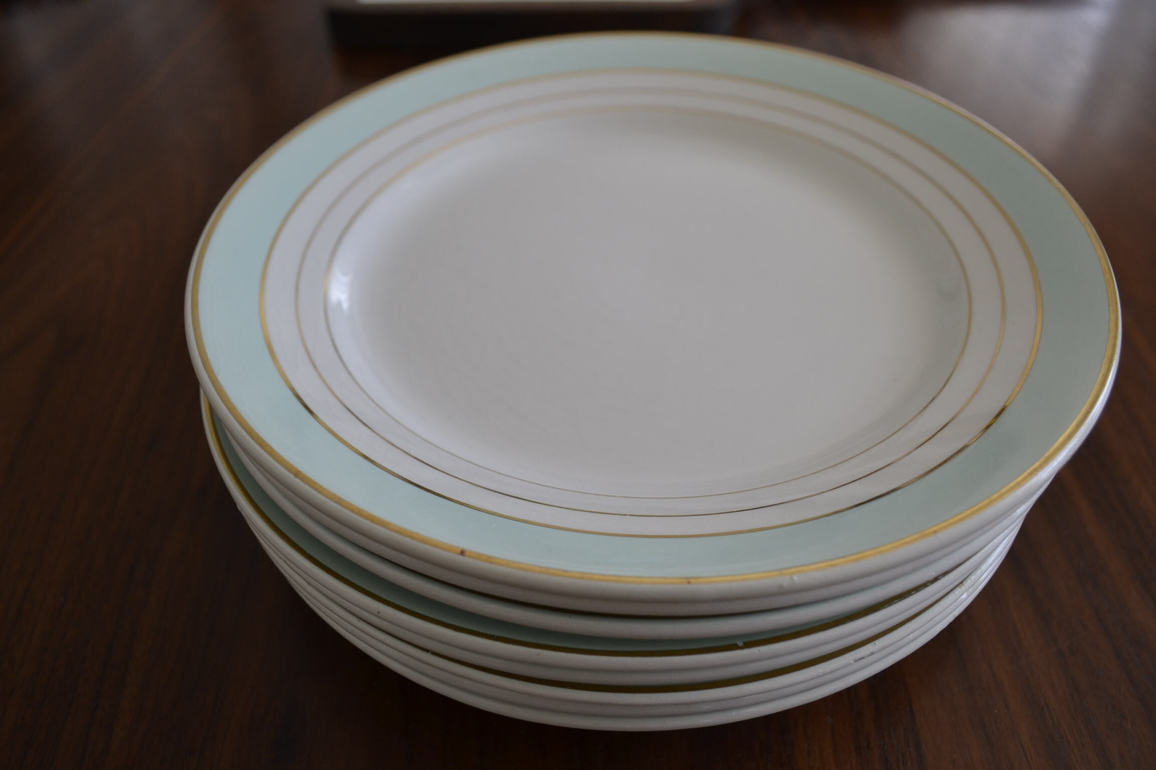 Assiettes Luneville modèle Régence