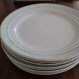 Assiettes Luneville modèle Régence