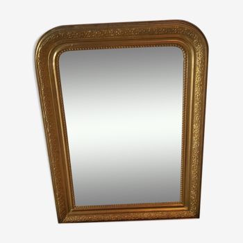 Miroir  vintage or 56x74cm