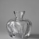 Lars Hellsten Large 1970s Full Lead Crystal Glass Vase
