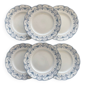 Set of 6 Royal Doulton England dinner plates – Josephine model