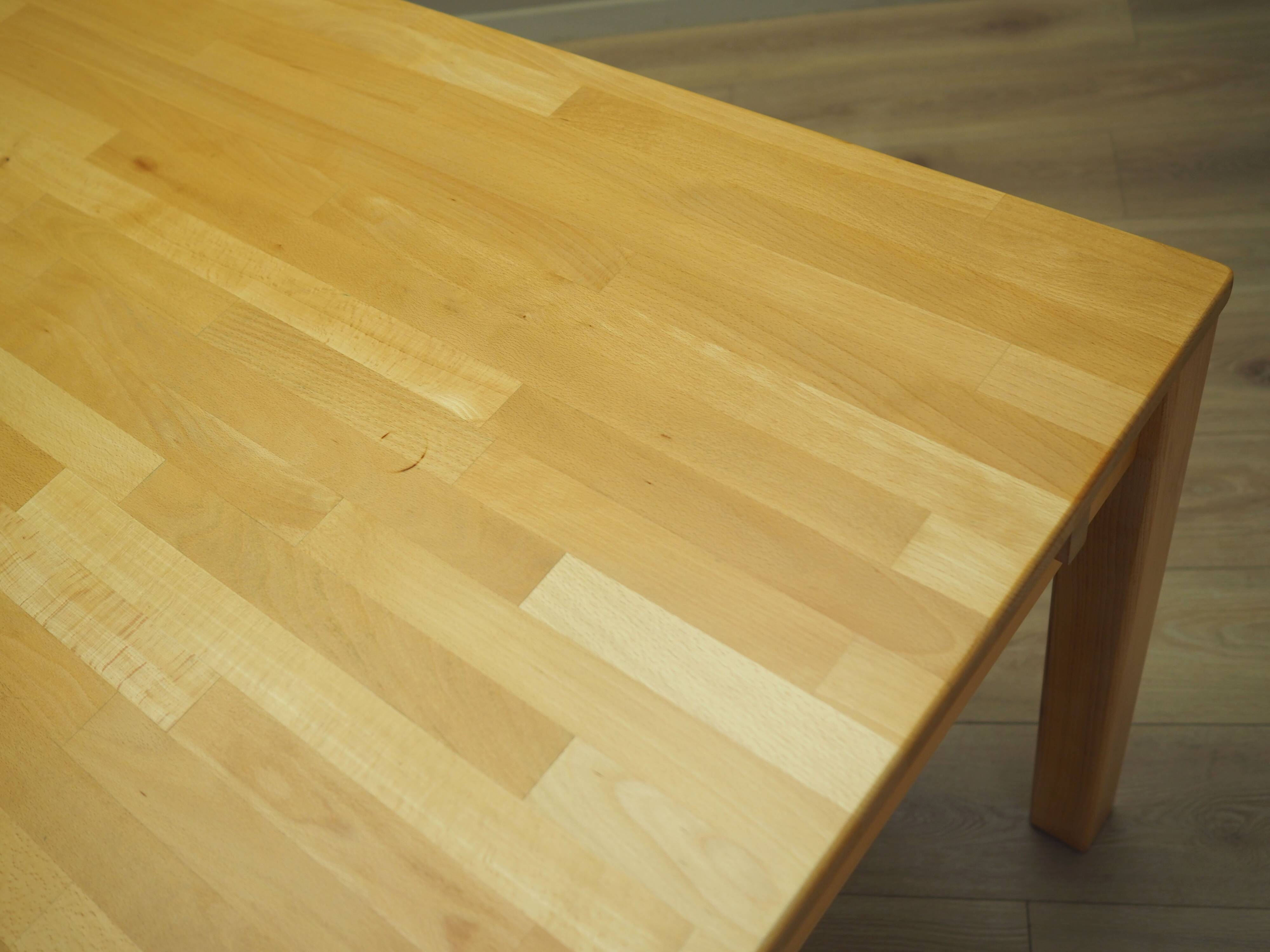 Beech desk, Danish design, 1980s, production: Denmark