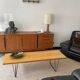 Table basse vintage Pierre Paulin "CM 191", Édition Thonet, 1970