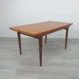 Scandinavian dining table teak design vintage 60s