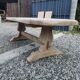 Large monastery table made of solid oak.