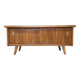 Enfilade basse lowboard porte coullisantes 1970 vintage