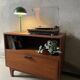 Vintage Teak TV or vinyl turntable unit