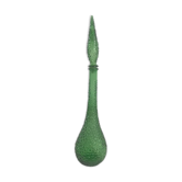 Italian carafe bottle Empoli green