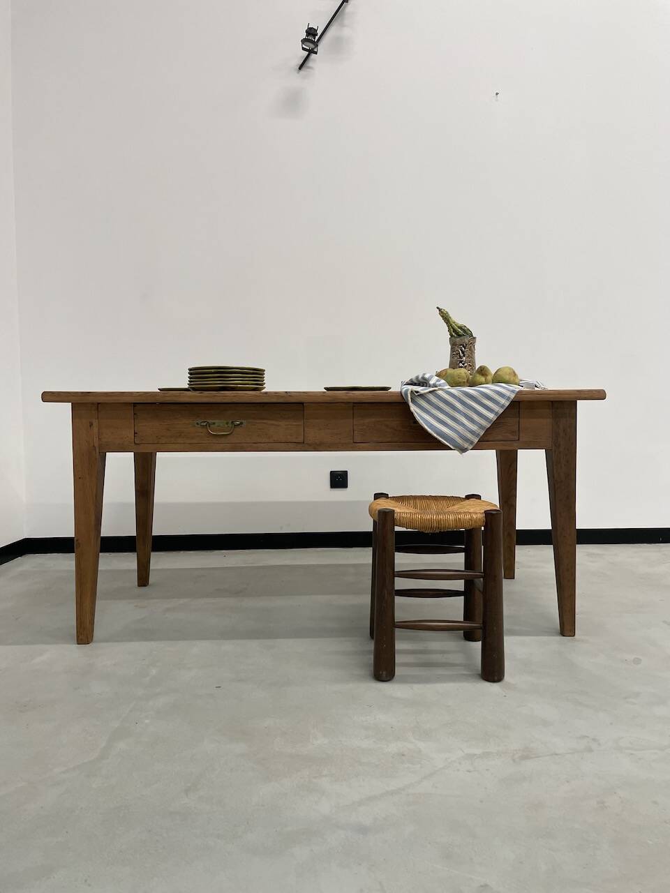 Pine farm table 165 cm