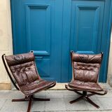 Pair of Falcon armchairs - Sigurd Ressel