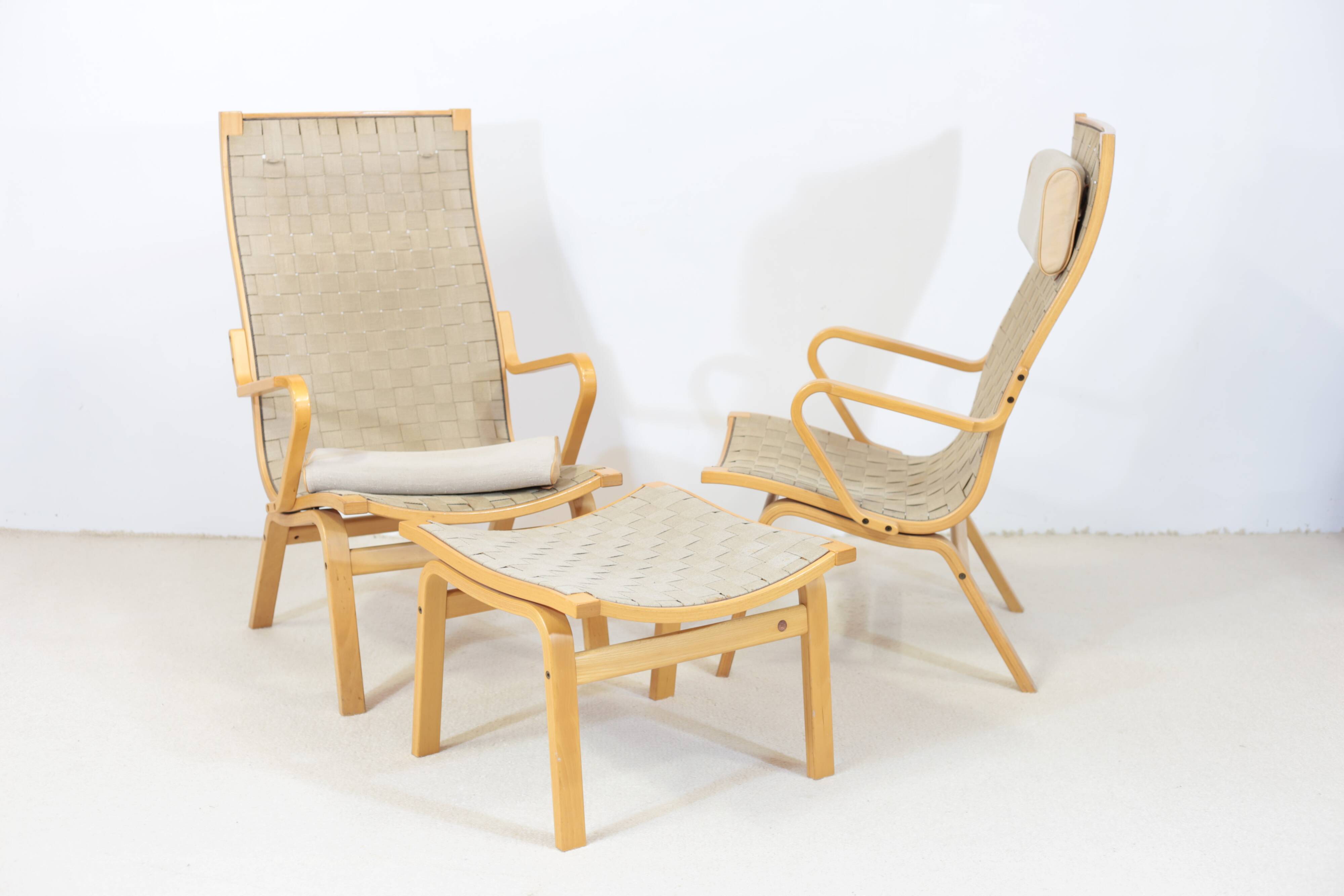 Finn Ostergaard armchairs and ottoman