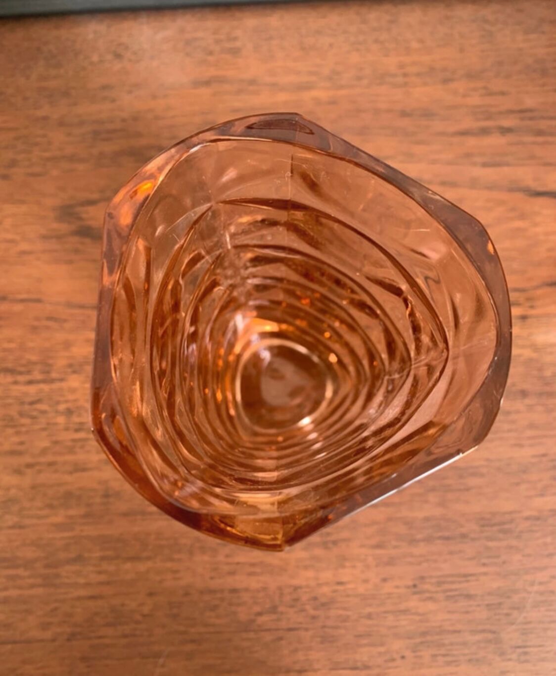 Luminarc vase model Windsor pink 1970