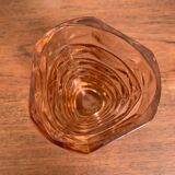 Vase Luminarc modèle Windsor rose 1970
