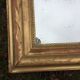 Large Louis Philippe golden mirror