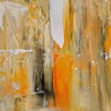 Abstract painting table