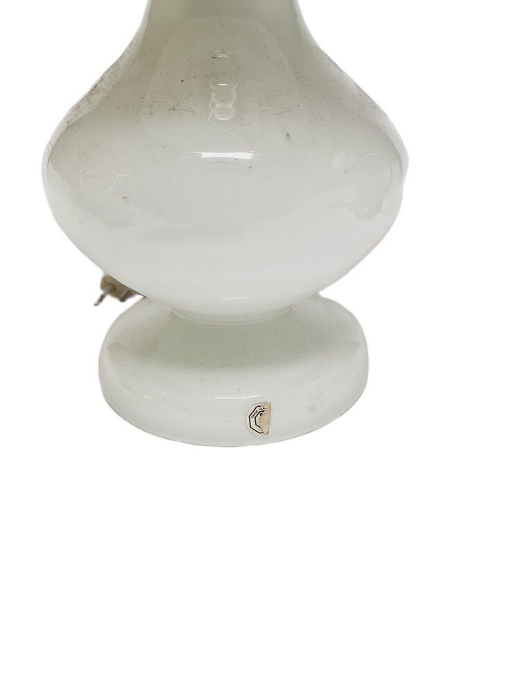 Classical bedside lamp from Holmegaard, Denmark, 1970s