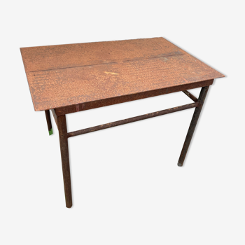 Vintage workshop industrial table