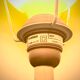 Lampe année 70 céramique signature Louis Drimmer