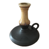 Ceramic cellar rat candle holder