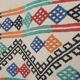 Vintage Turkish hallway rug 74x478 cm