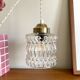 Lampe suspension baladeuse tulipe ancienne lampe appoint luminaire vintage LAMP-7377