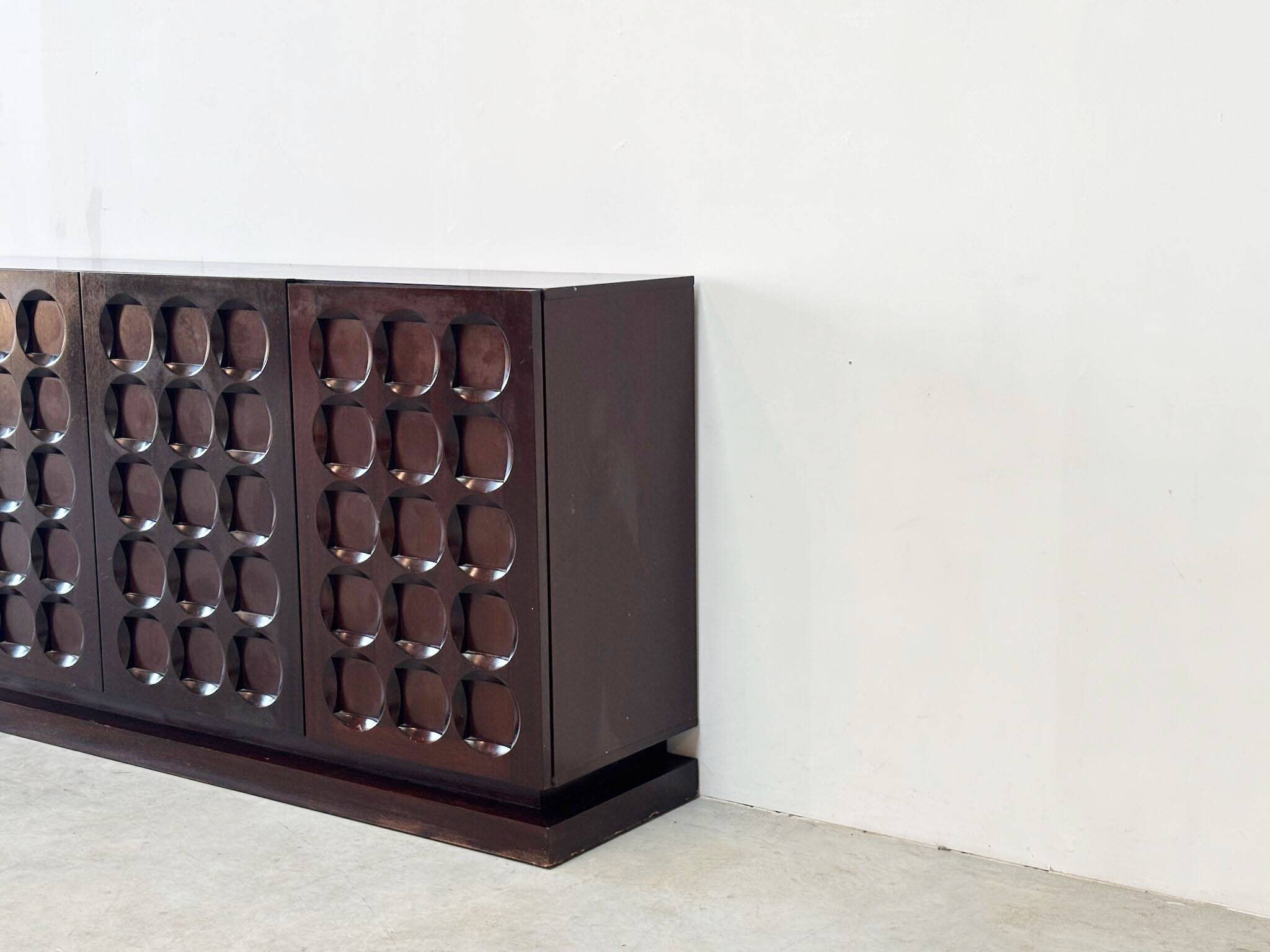 Belgian brutalist sideboard by Defour