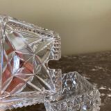 Sucrier en verre ciselé
