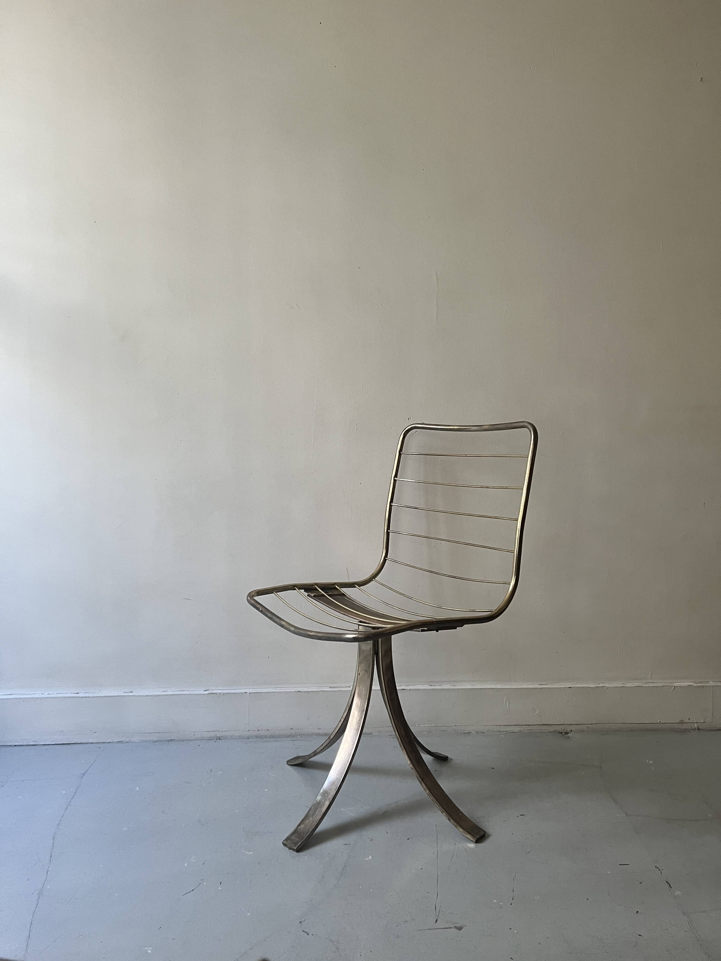 Tulip metal swivel chair, 1970s design
