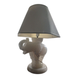 Alabaster elephant lamp 1970