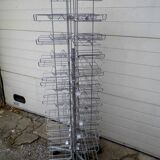 Wheeled metal display tower
